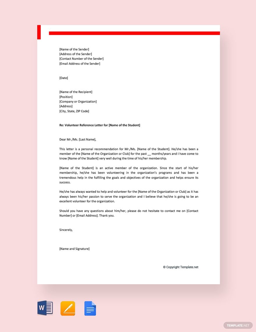 introduction letter for business on volunteer reference letter template for student free pdf word apple pages google docs introduction letter letter templates reference letter