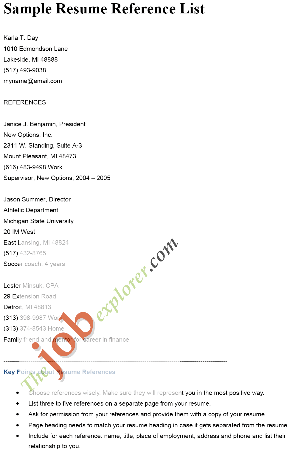 reference page for resume on references with your resume reference page for resume resume references resume