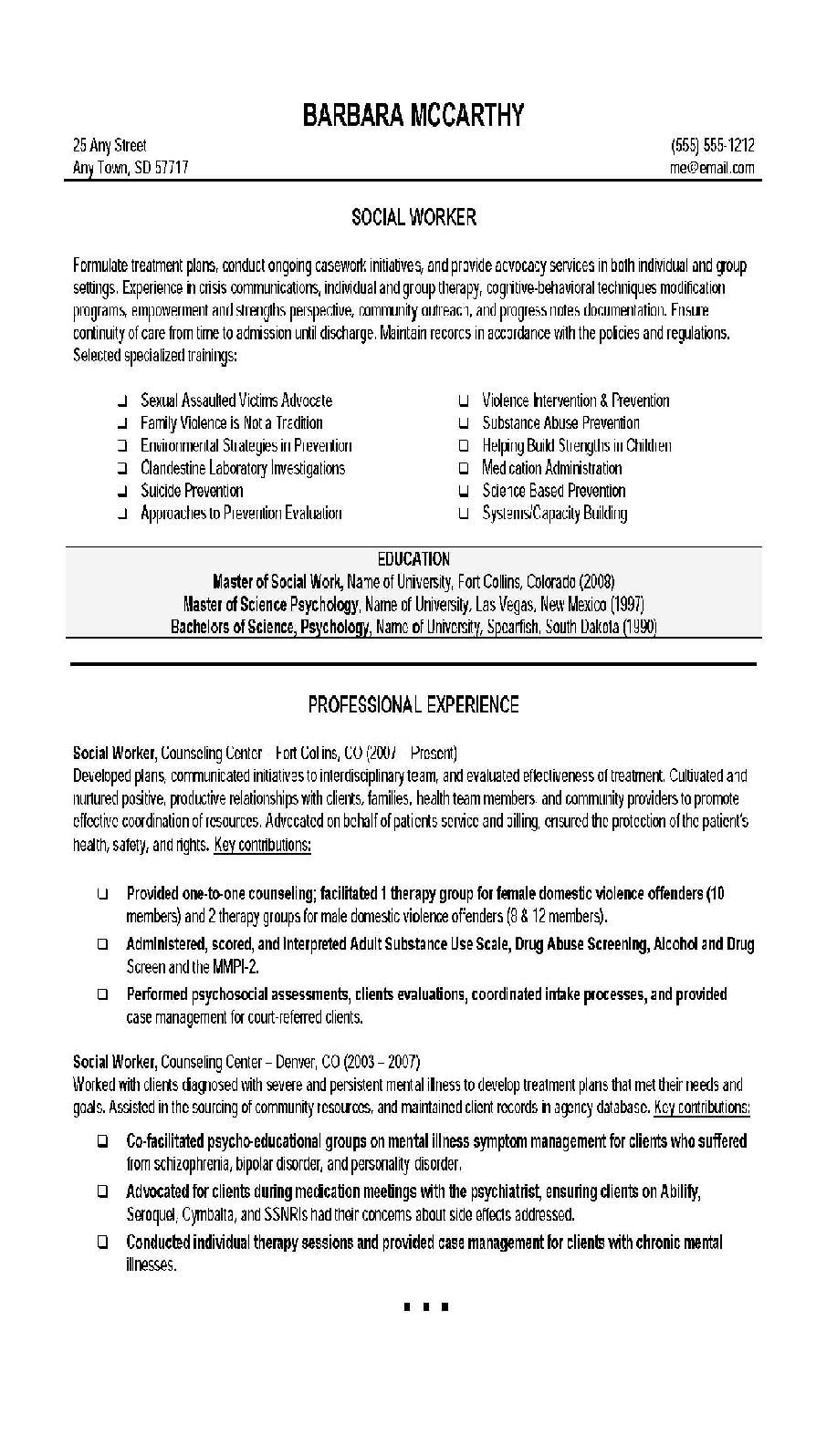 social work resume skills samples on resume examples social work examples resume resumeexamples social social work clinical social work resume objective statement