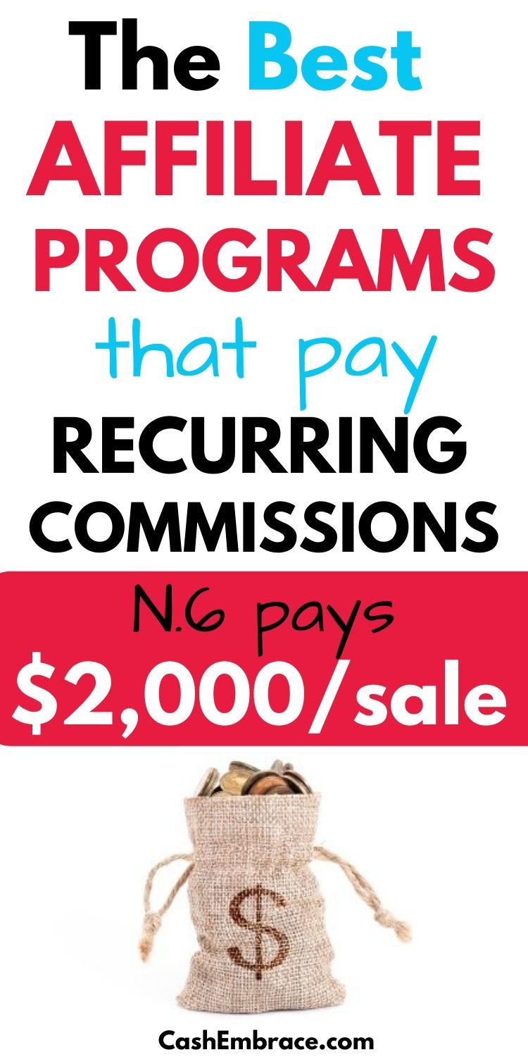 best paid affiliate programs on pin on affiliate programs