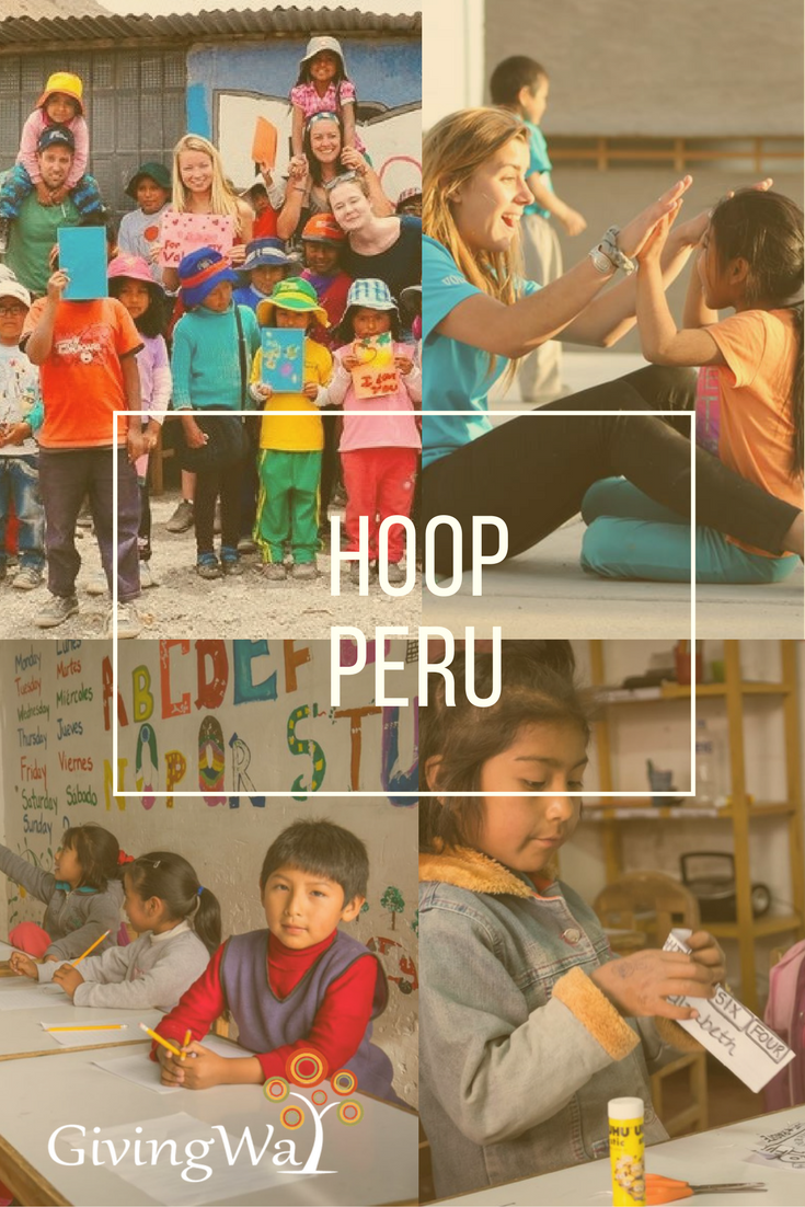 volunteer with children on hoop is a non profit organisation enhancing the education of disadvantaged children and their families volunteer organization non profit organisation education