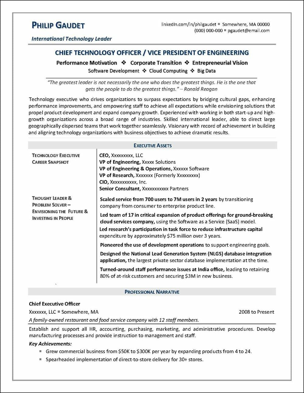 senior executive resume template on cto resume example distinctive career services resume examples resume resume design creative