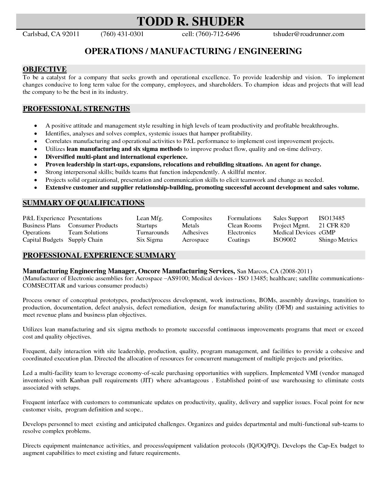 manufacturing resume skill example on manufacturing engineer resume job resume samples job resume samples engineering resume resume writing samples