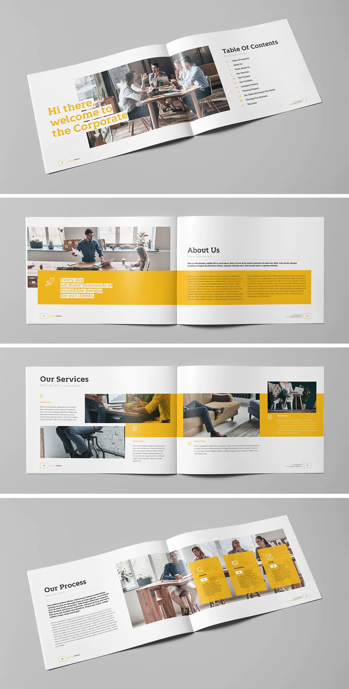 indesign layout templates on business landscape brochure template indesign indd 24 pages brochure design layout page layout design corporate brochure design