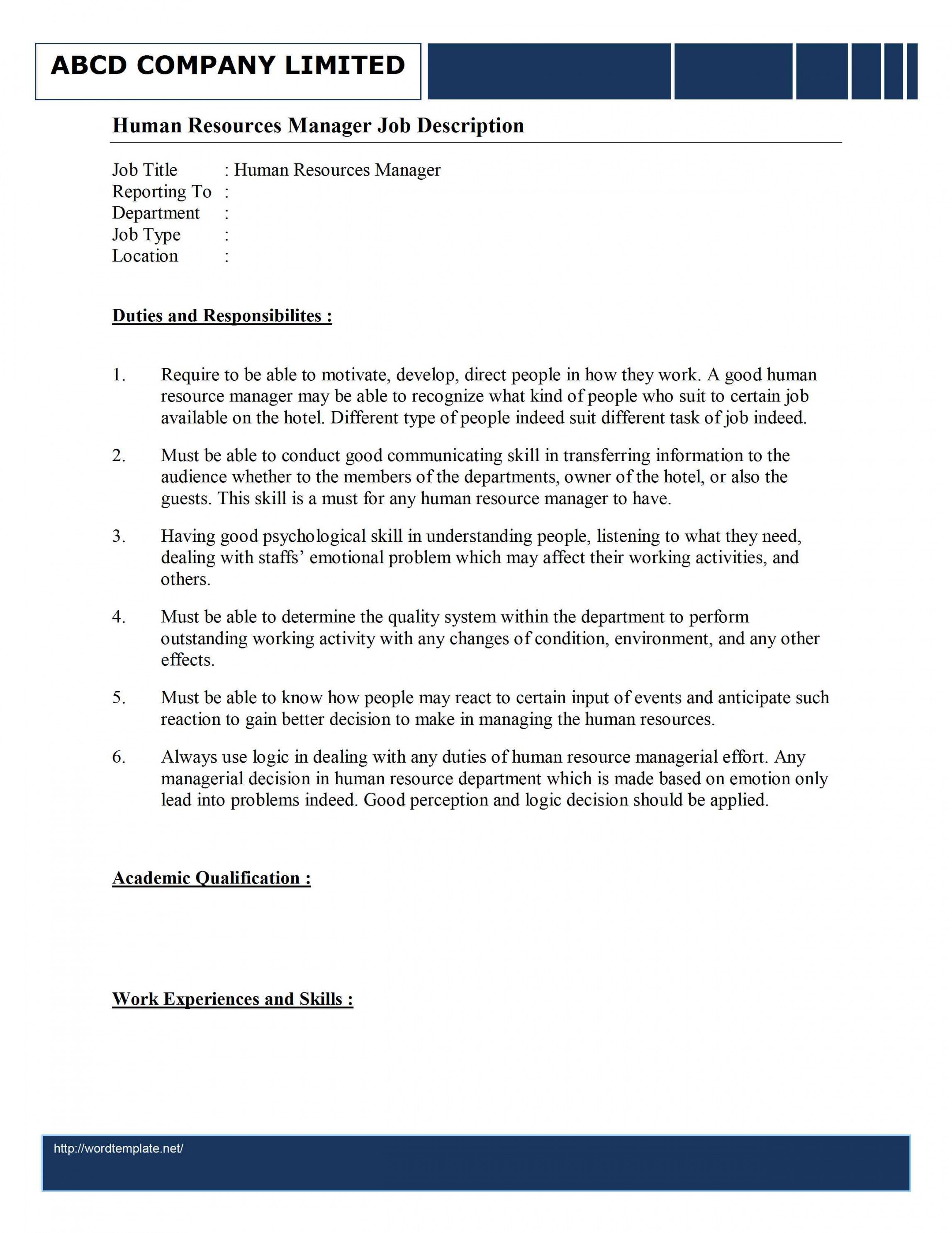 get our image of content manager job description template for free job description template human resources job description receptionist job duties on get our image of content manager job description template for free job description template human resources job description