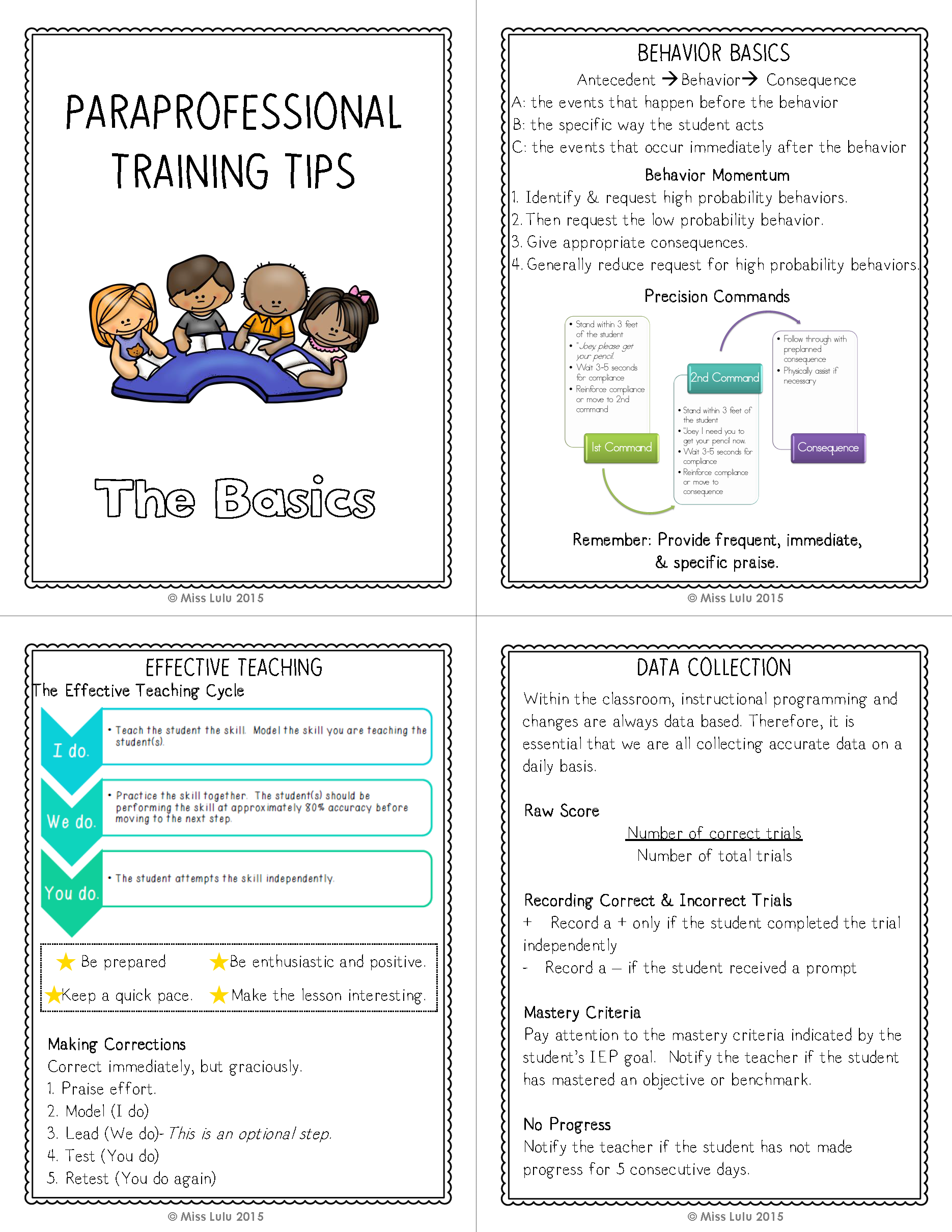 paraprofessional training freebie special education paraprofessional paraprofessional educational assistant accomplishments of special ed teacher on paraprofessional training freebie special education paraprofessional paraprofessional educational assistant
