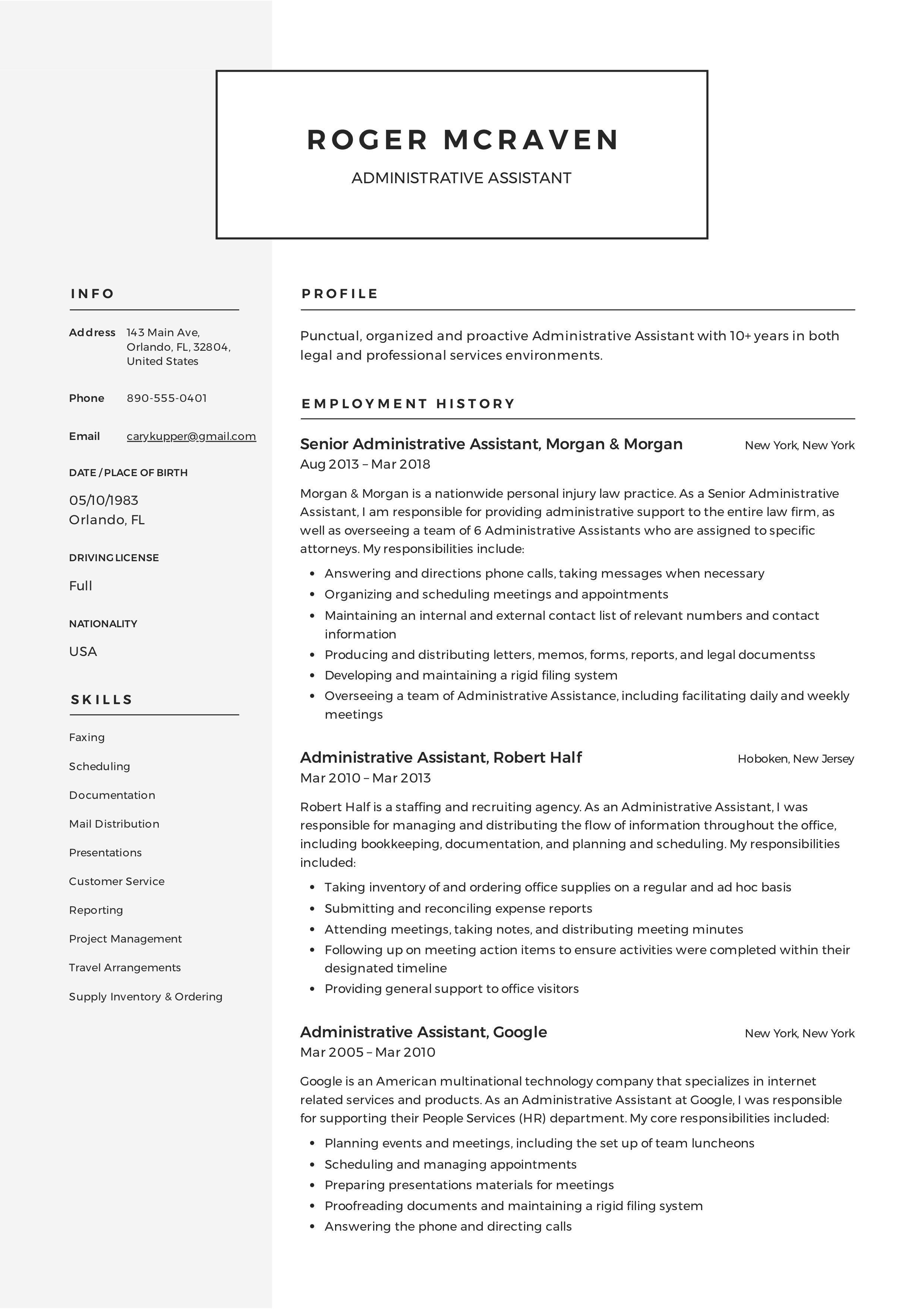 free administrative assistant resume sample template example cv formal design administrative assistant resume event planner resume office manager resume executive assistant resume template free on free administrative assistant resume sample template example cv formal design administrative assistant resume event planner resume office manager resume