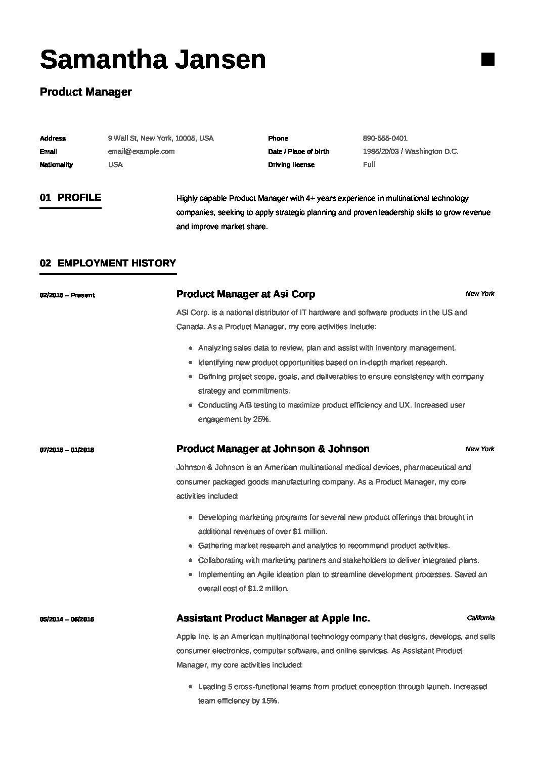 manufacturing production manager resume on 54 product manager resume ideas in 2021 manager resume resume marketing resume