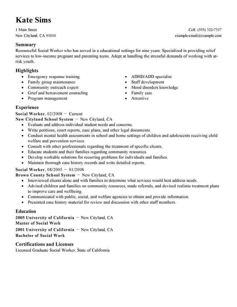 social work resume skills samples on resume examples social work resume templates resume examples job resume examples social work