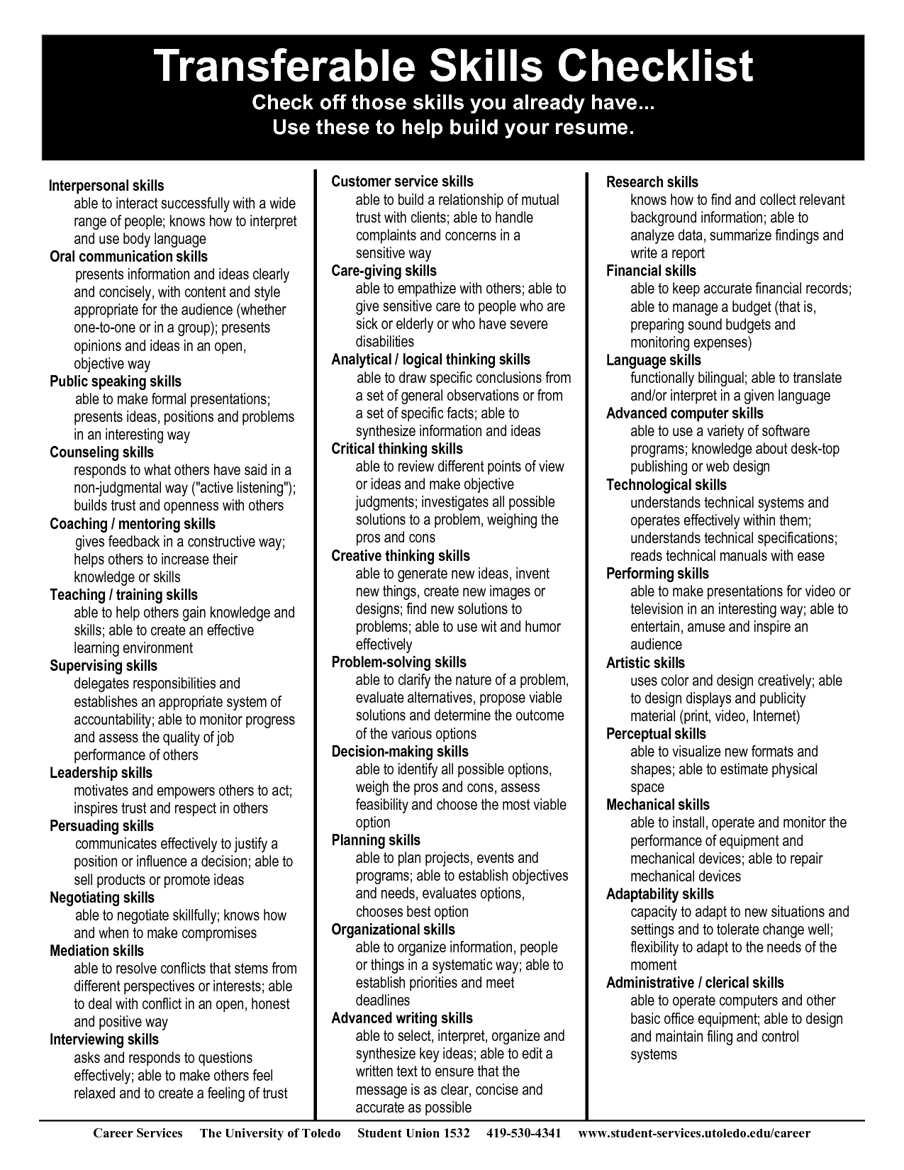 list of skills for work on teacher transferable skills resume resume skills job resume work skills