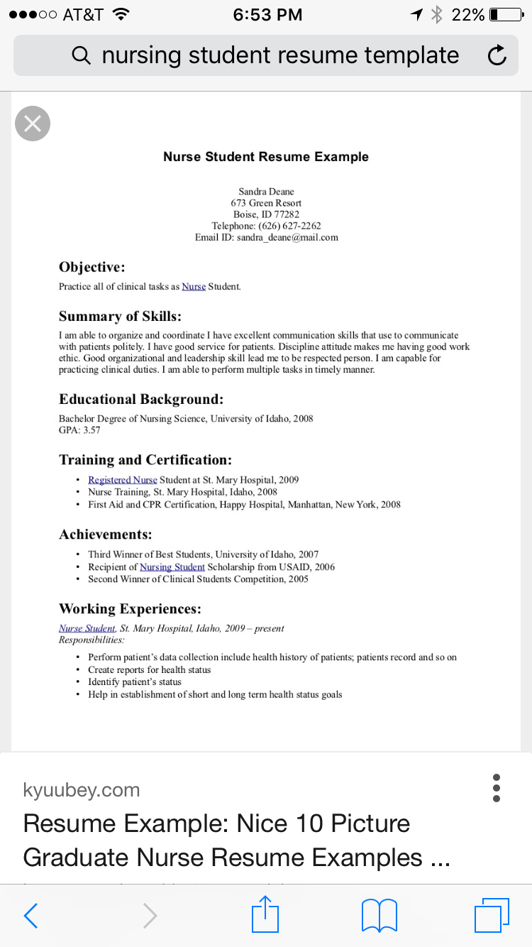 student nurse resume on pin by sariah crawford on professional nursing student nurse resume registered nurse resume nursing resume template