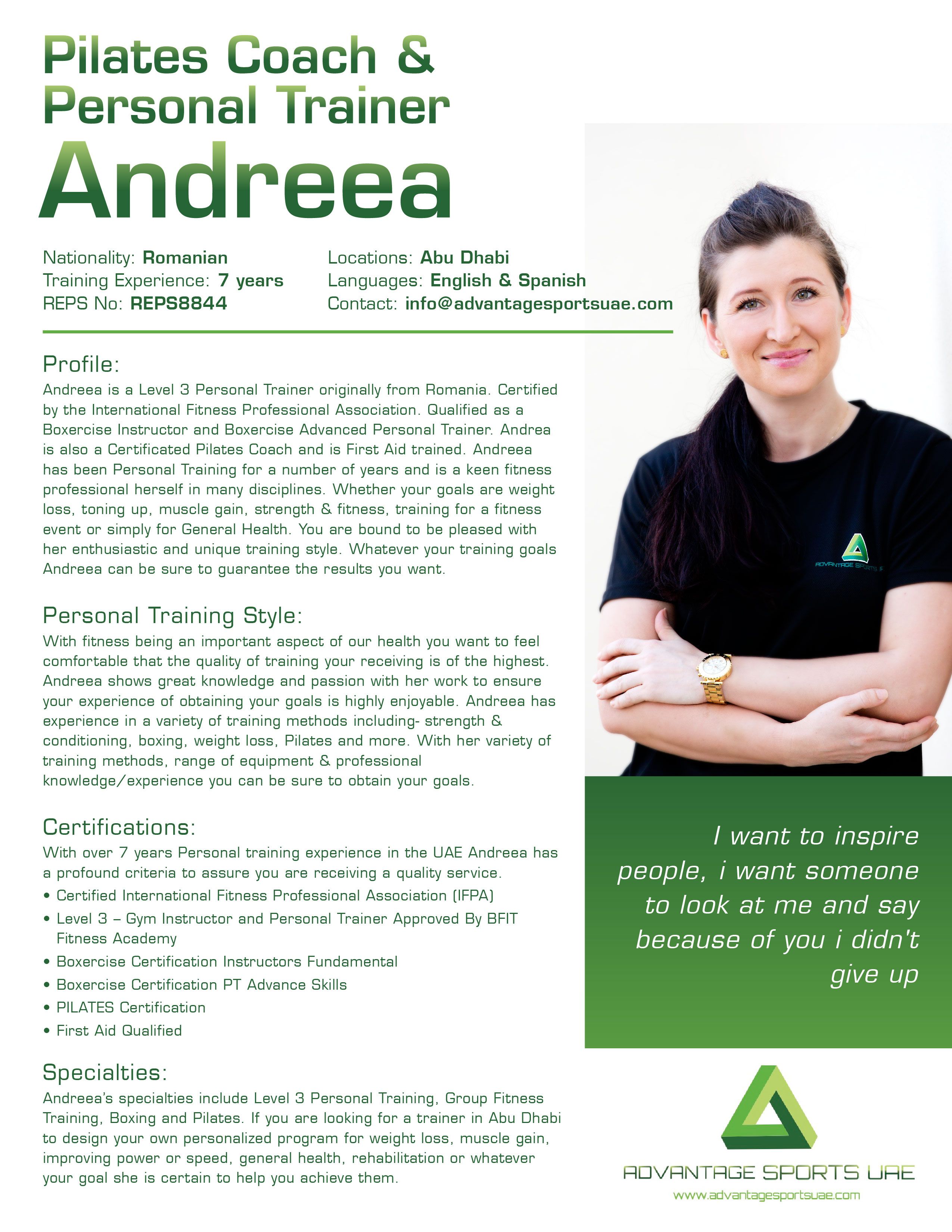 level 3 personal trainer on pin by advantage sports uae on yoga pilates coches exercise coach personal trainers boxercise