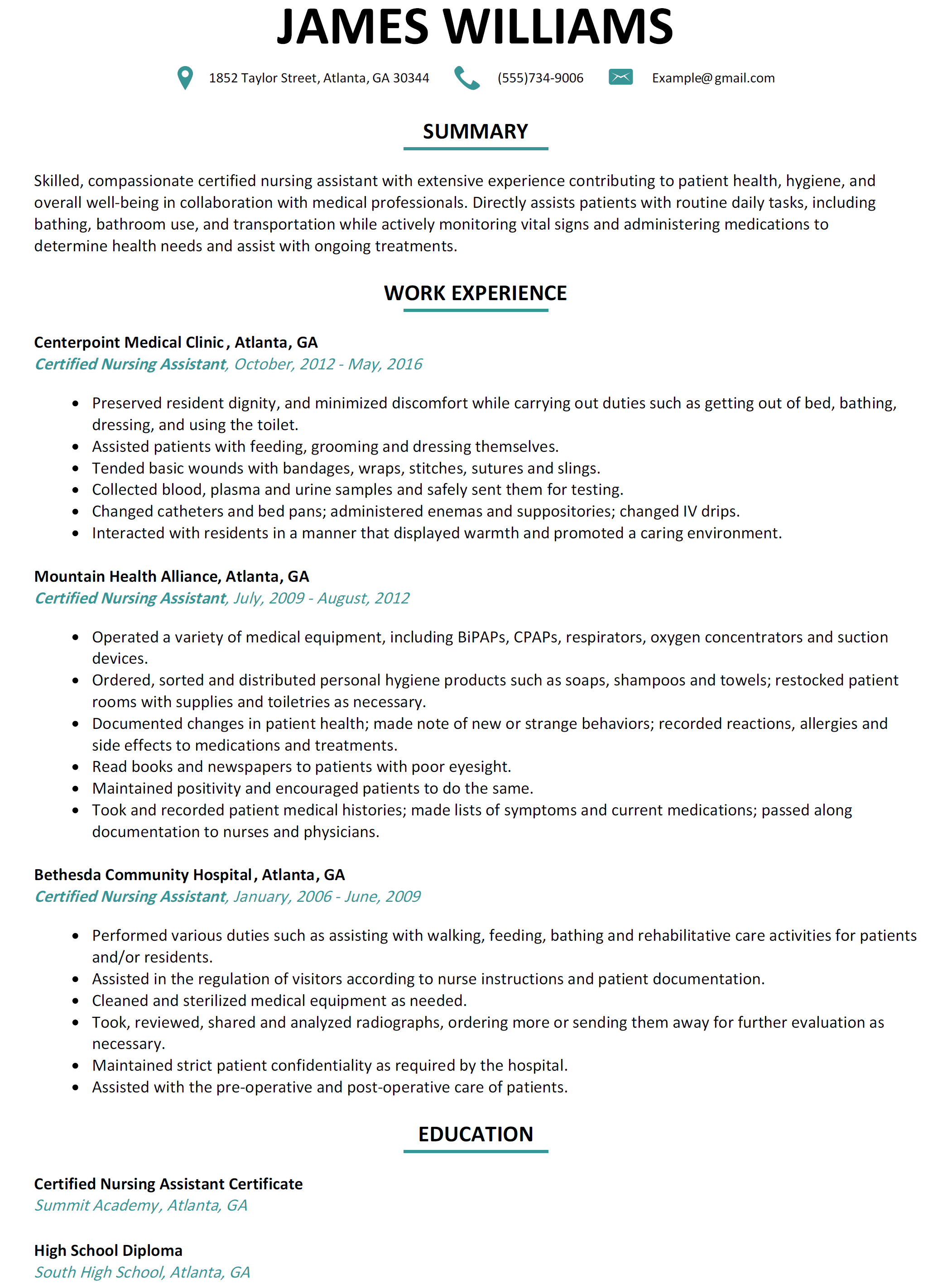 pin en home decor entry level cna resume on pin en home decor