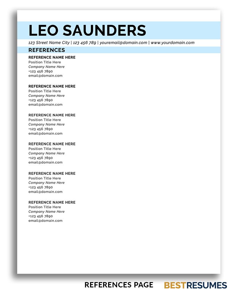 list of references template on simple resume template leo saunders bestresumes info simple resume template simple resume one page resume template