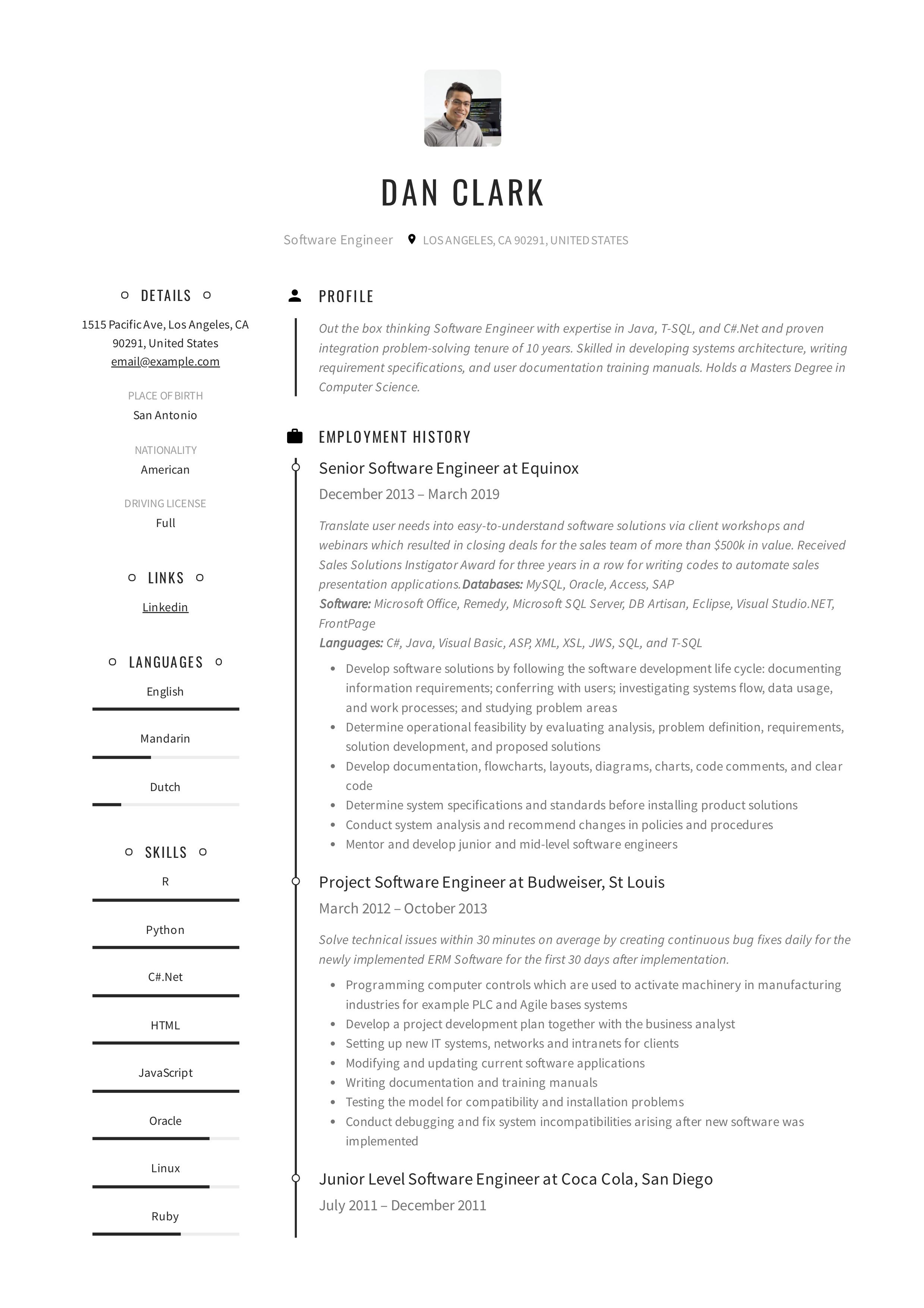 software engineer resume example resume template free downloadable resume template resume templates software engineer resume templates on software engineer resume example resume template free downloadable resume template resume templates