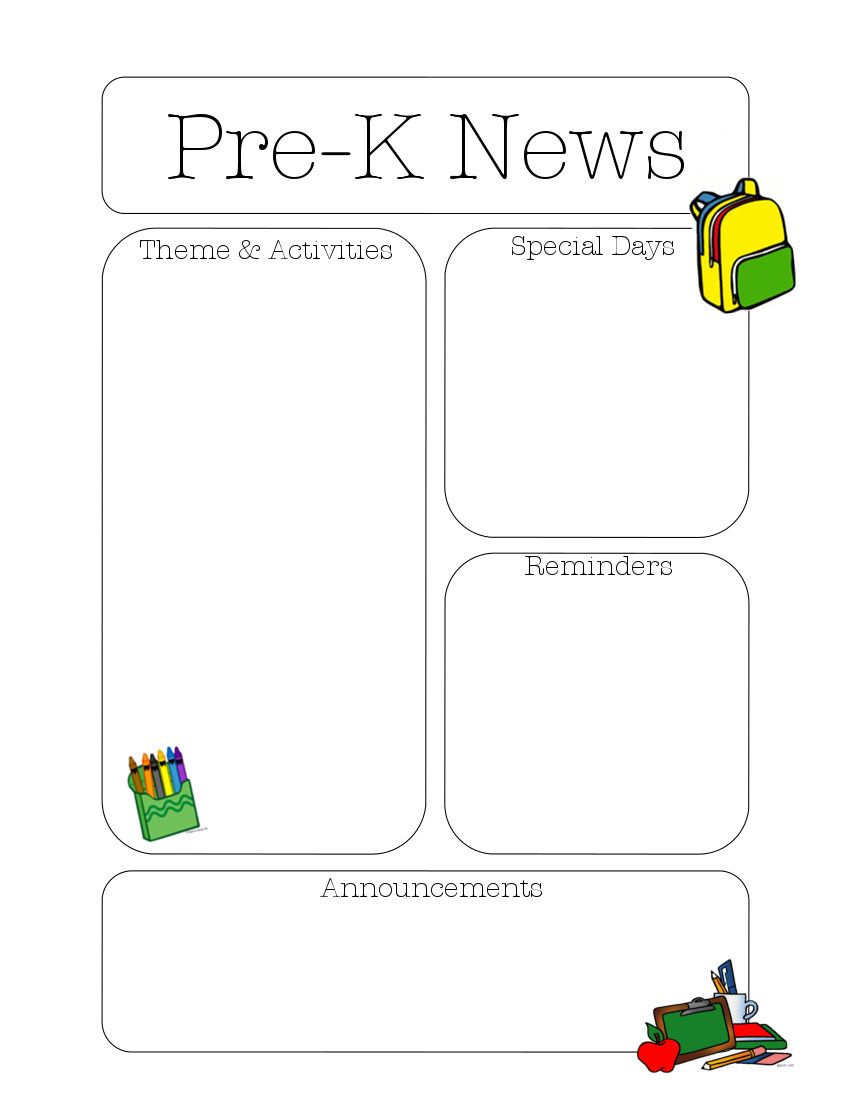 pre k newsletter template preschool newsletter preschool newsletter templates teacher newsletter template preschool templates free on pre k newsletter template preschool newsletter preschool newsletter templates teacher newsletter template