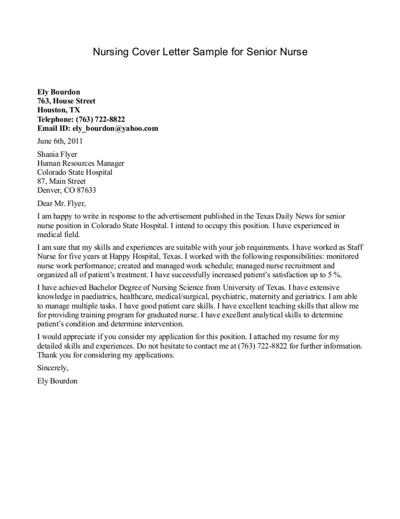 cover sheet for resume nursing on 25 nursing cover letter examples nursing cover letter cover letter for resume cover letter example