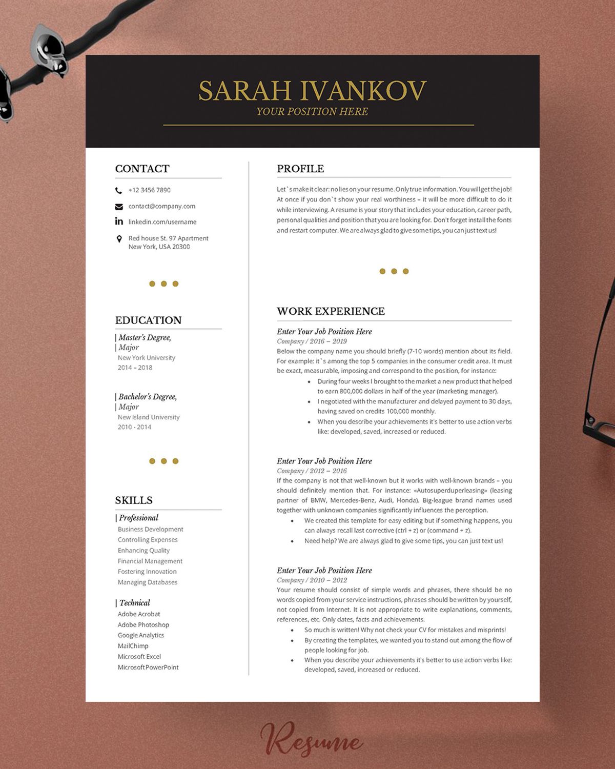 one page resume builder on modern resume template for ms word pages cv template one etsy resume template modern resume template resume
