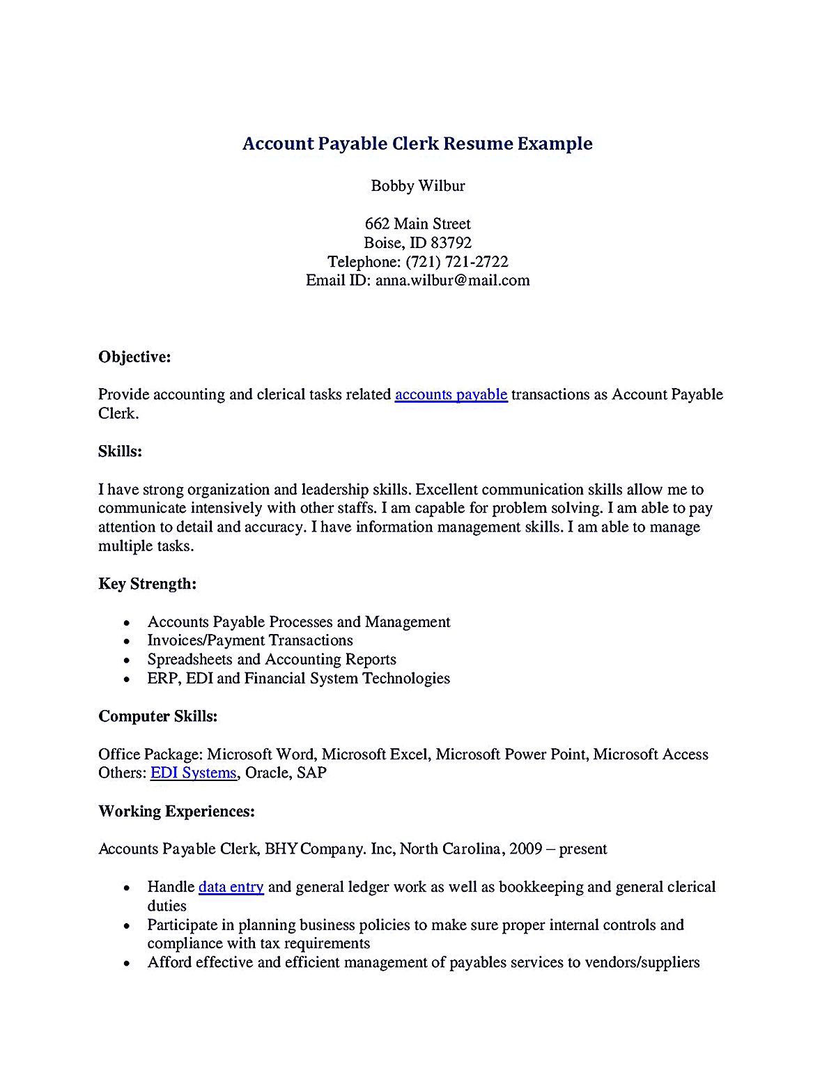 best account payable resume sample collections resume examples accounts payable resume accounts payable resume samples on best account payable resume sample collections resume examples accounts payable resume
