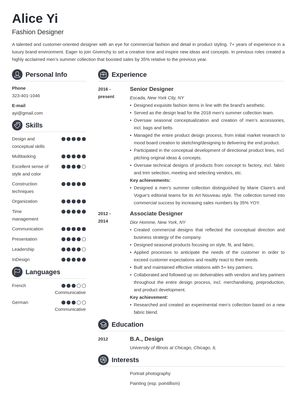 fashion designer resumesample on fashion designer resume example template crisp plantilla cv logos retro retro