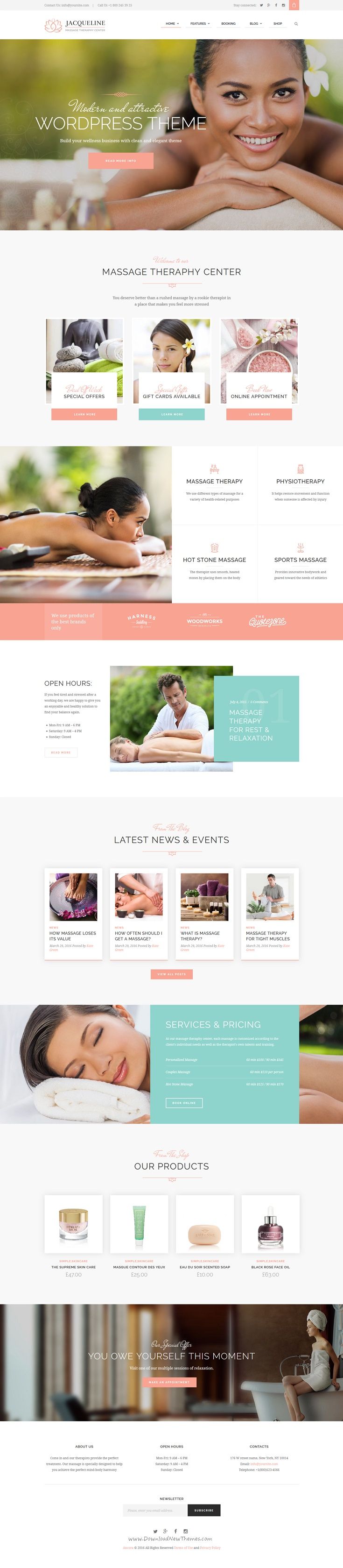 jacqueline spa massage salon beauty wordpress theme elementor in 2020 spa website web design inspiration website design massage therapist websites on jacqueline spa massage salon beauty wordpress theme elementor in 2020 spa website web design inspiration website design