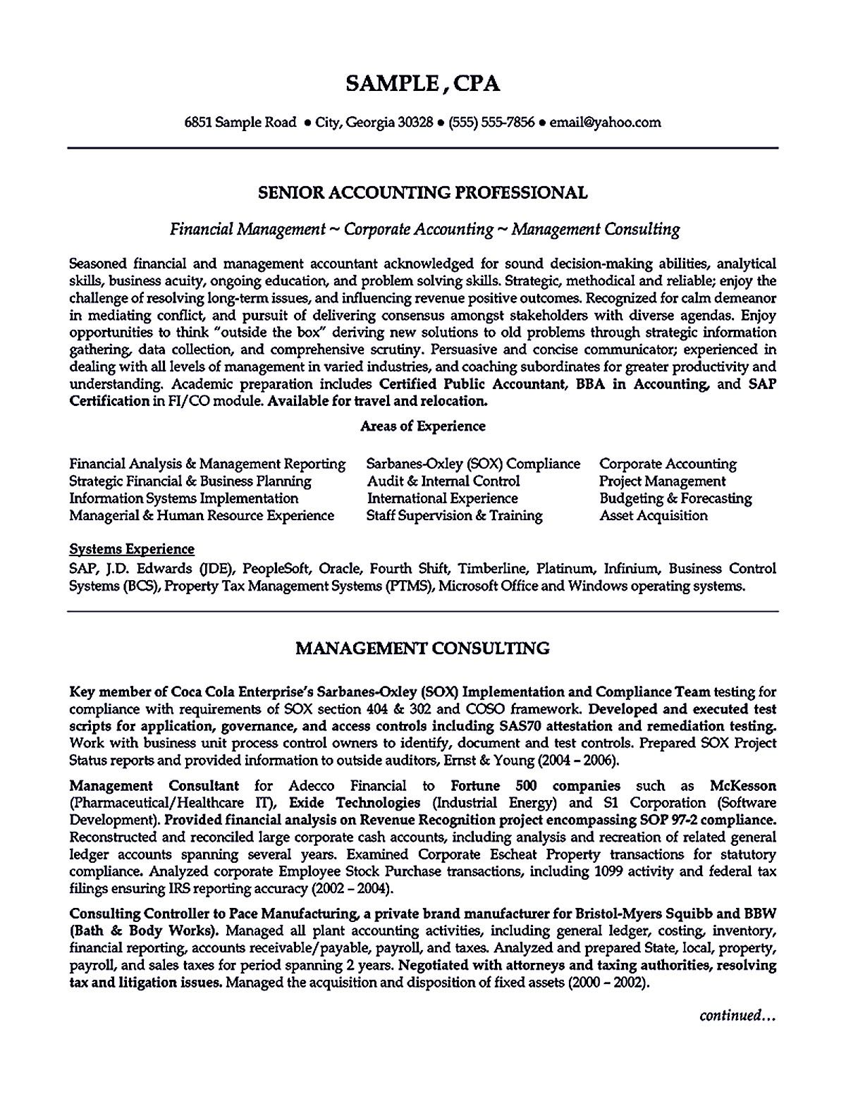 staff accountant resume sample on outstanding accountant resume sample for junior and senior accountant resume cover letter for resume resume writing samples
