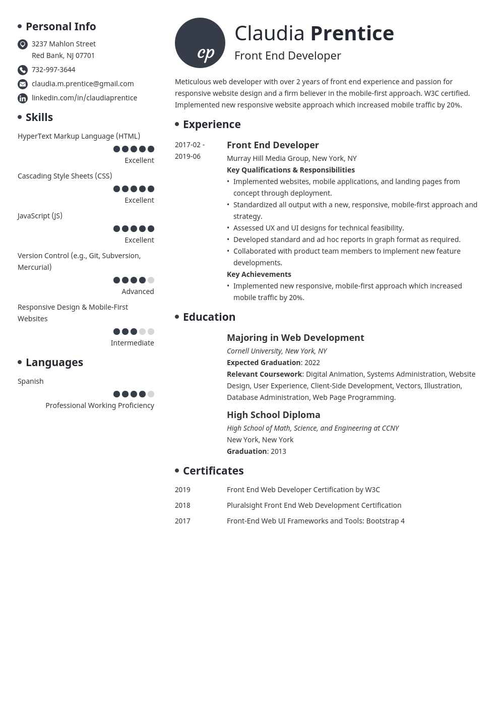 front end developer resume template on front end developer resume example template initials resume examples job resume examples resume