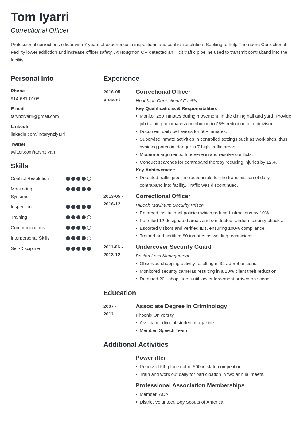 correctional officer resumesample on correctional officer resume example template simple sales resume examples resume examples job resume examples