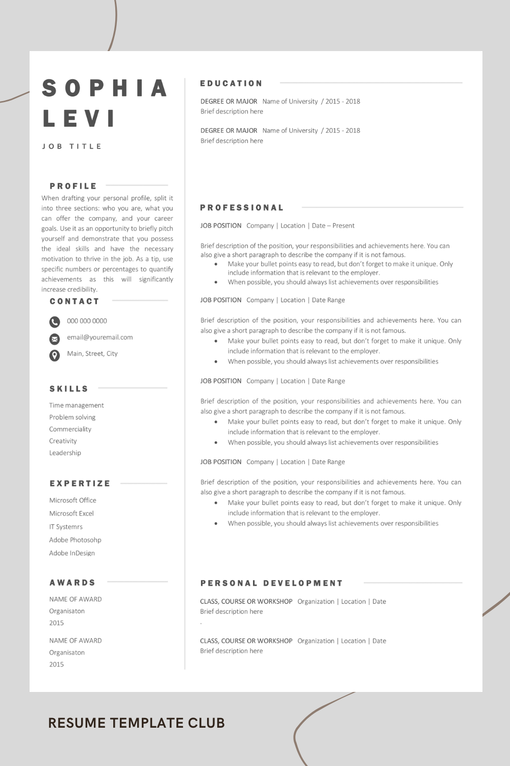 employer looking for resume on professional cv template word resume template microsoft word professional cv design resume template functional resume template cv template word