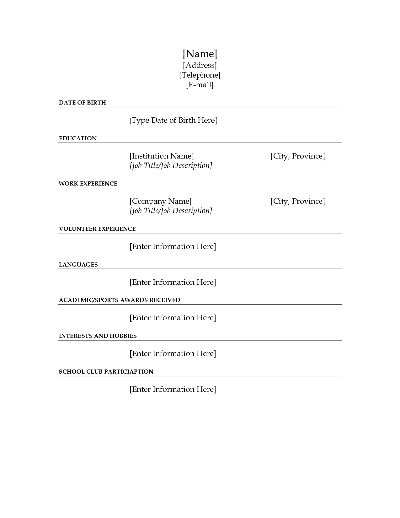 easy fill in resume on fill in blank resume templates free free online resume templates online resume online resume template