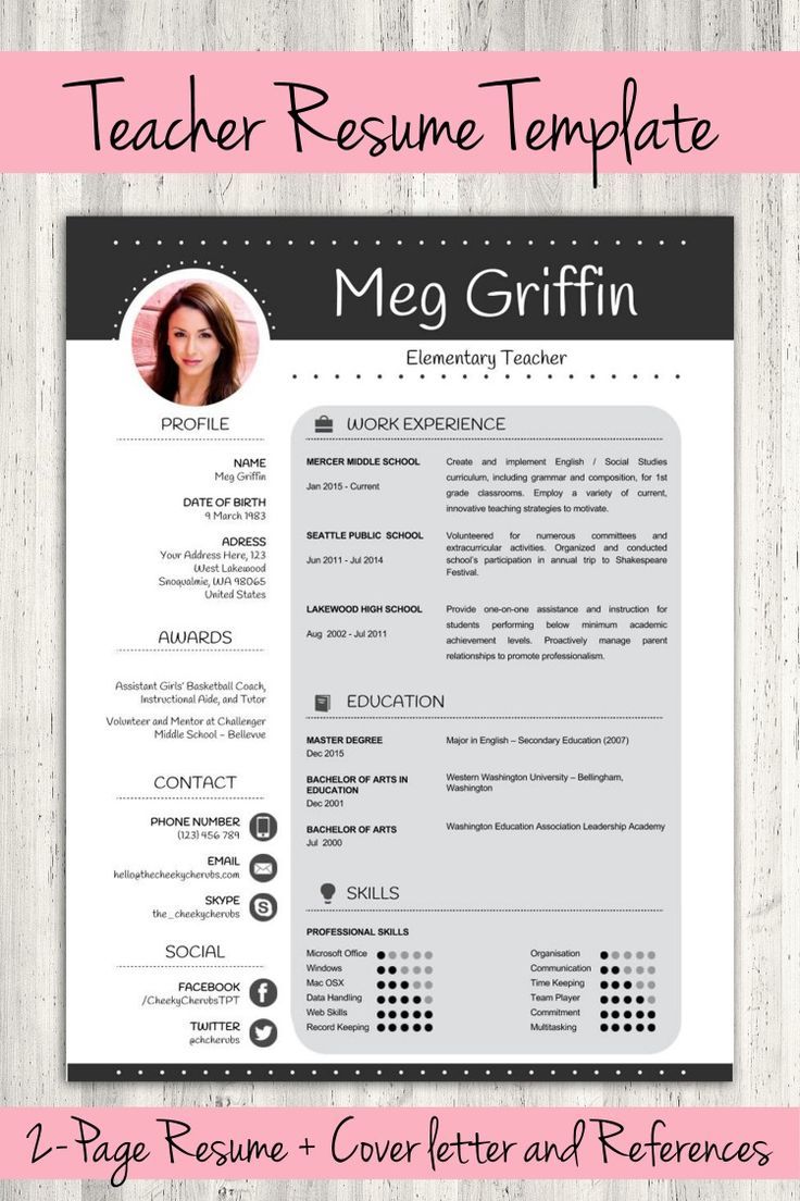 teacher resume template cover letter references black powerpoint editable teacher resume template teacher resume teacher cv template educator resume template on teacher resume template cover letter references black powerpoint editable teacher resume template teacher resume teacher cv template