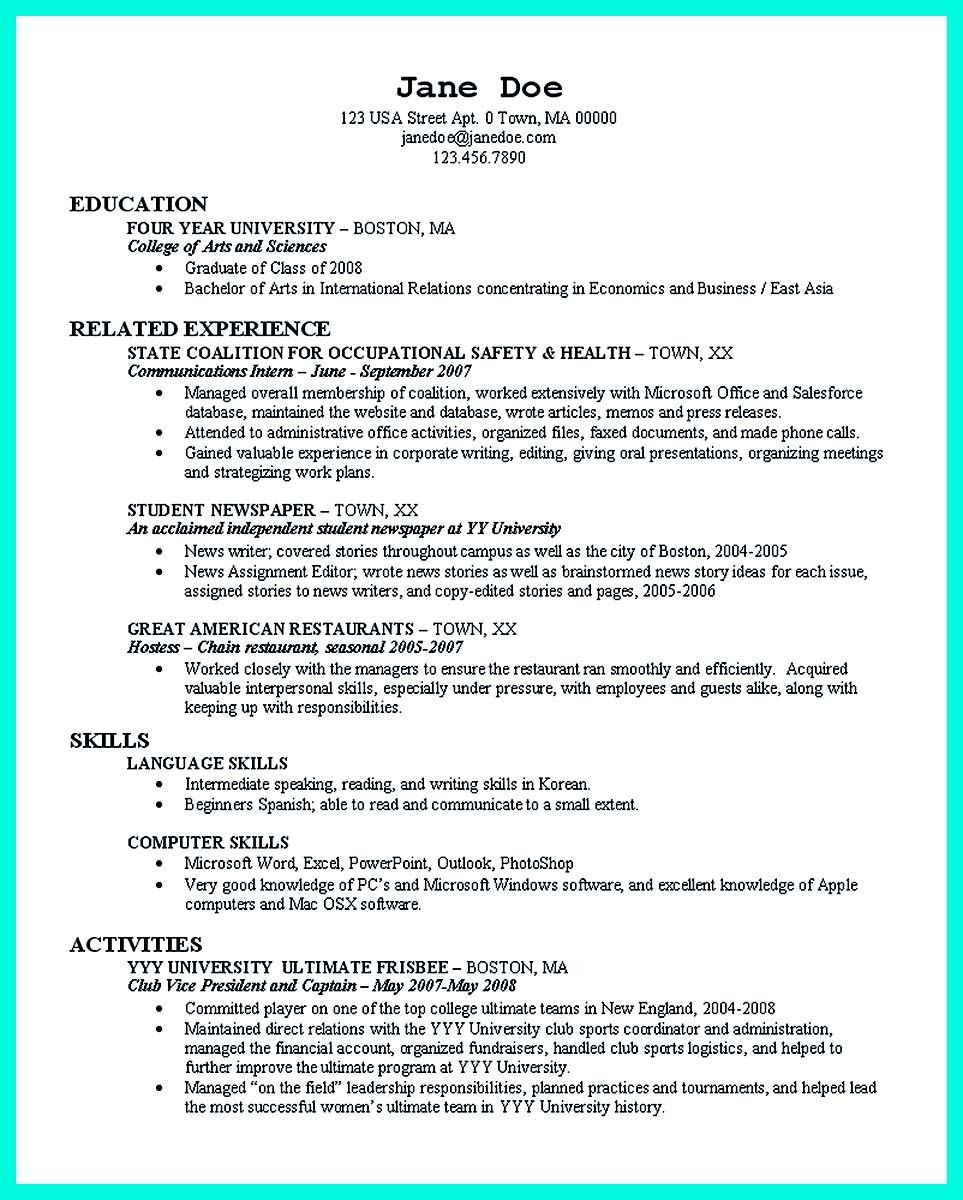 mac cosmetics resume on resume templates for a college student 2 reasons why resume templates for a college student college resume college application resume college resume template
