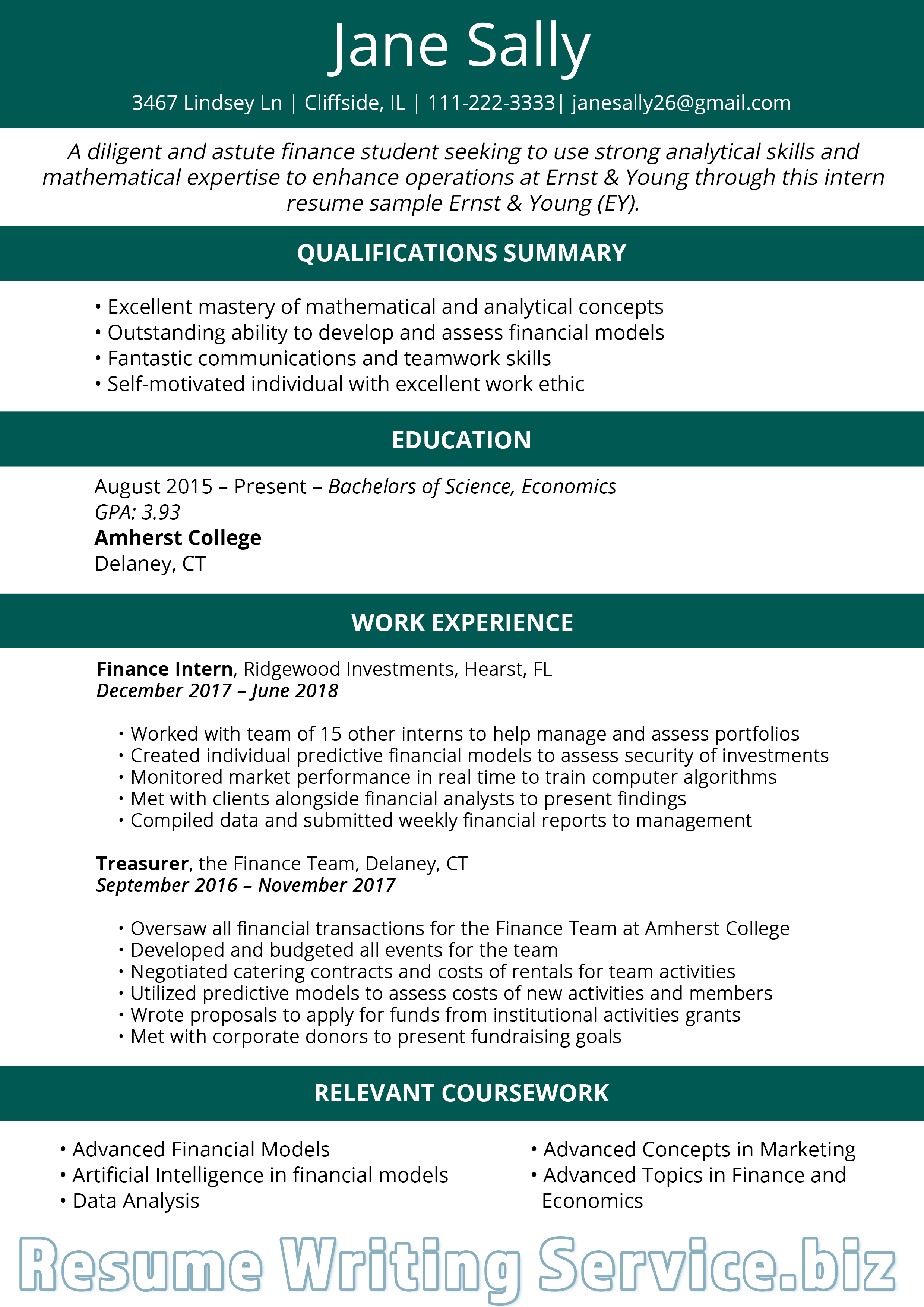 internship resume template on get intern resume sample emst and young ey via this link https www resumewritingservi clean resume template job resume template resume template professional