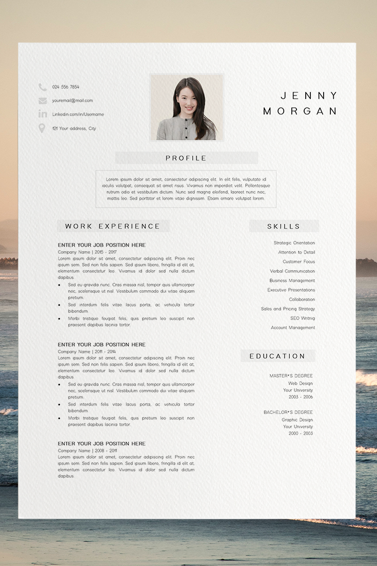 resume template pdf cv resume sample jenny morgan desain resume desain cv cv kreatif easy fill in resume on resume template pdf cv resume sample jenny morgan desain resume desain cv cv kreatif