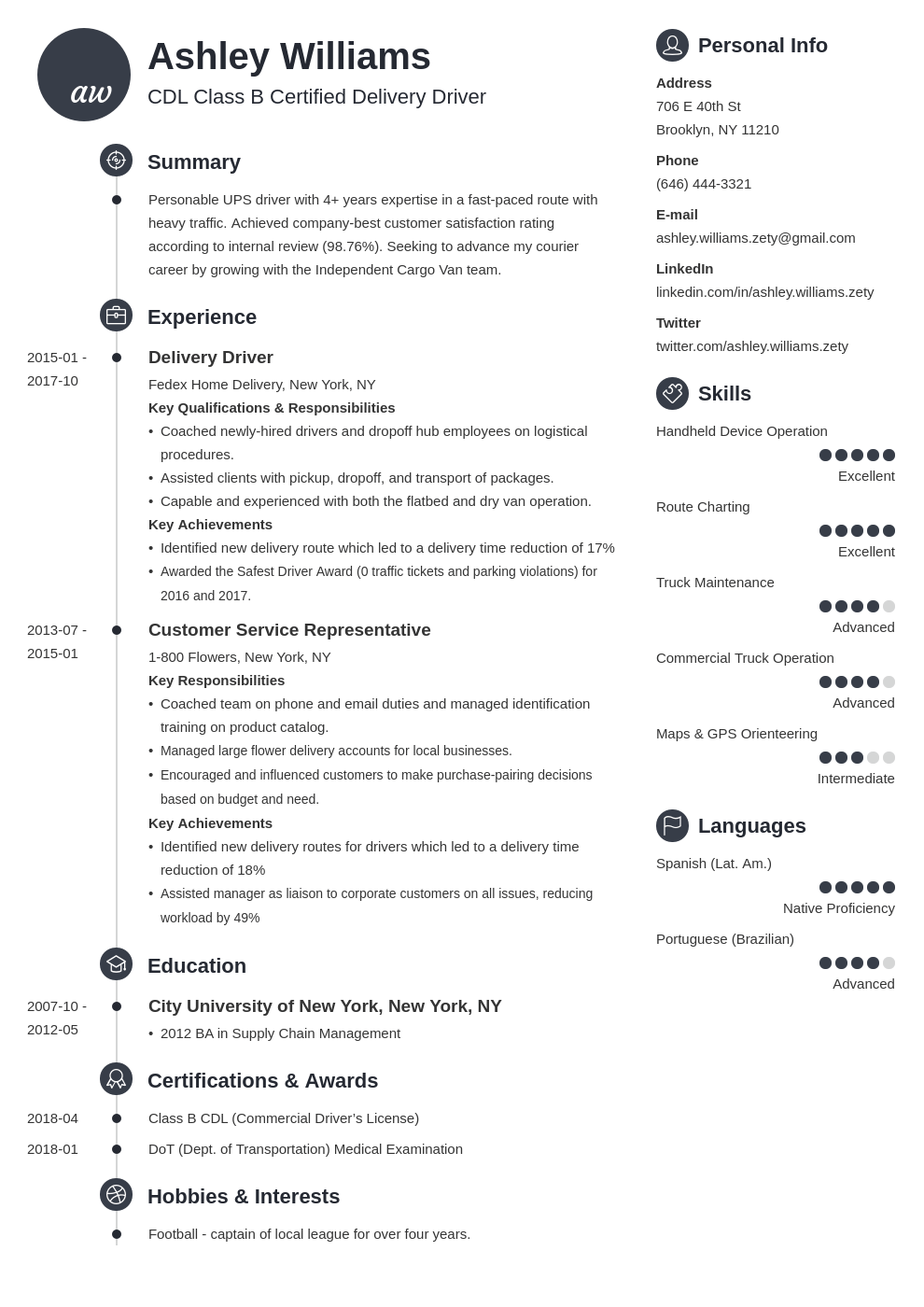amazon delivery driver resume examples on delivery driver resume example template primo resume examples job resume examples resume