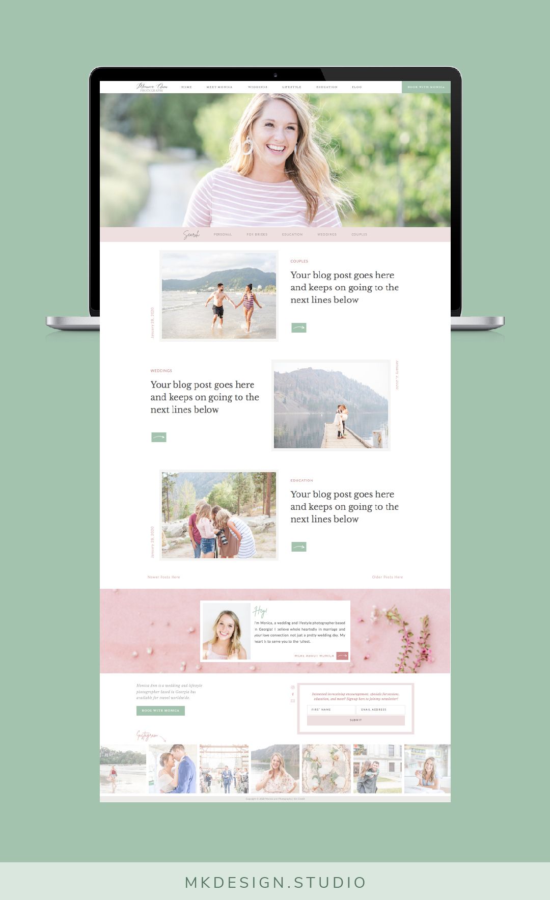 website for small business owners on bold modern website design blog page design showit blog design small business website design photography website design business website design