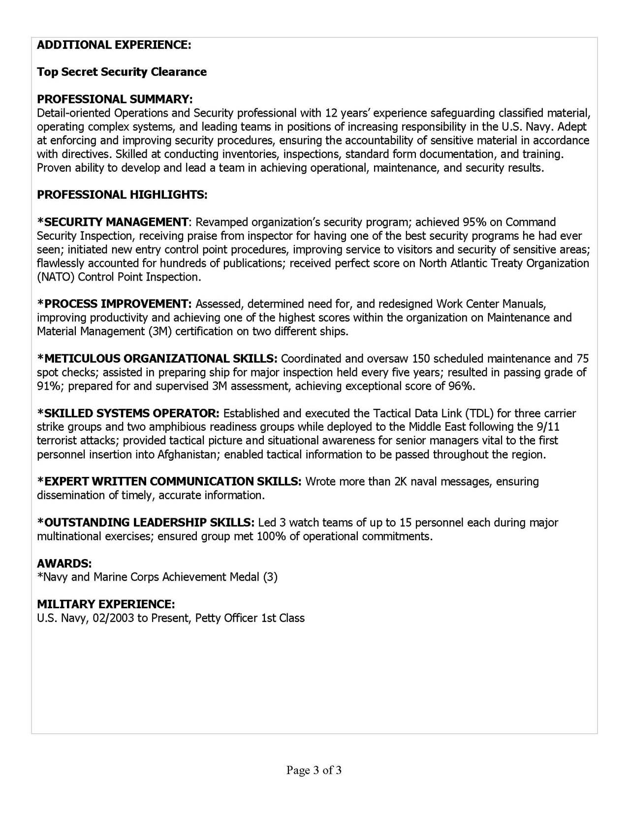 military awards on resume on military resume samples examples in 2014 job resume template resume template job resume