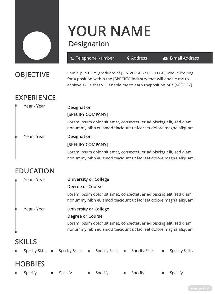 blank resume template word on blank resume template free psd illustrator indesign word apple pages publisher template net resume template cv template word job resume format