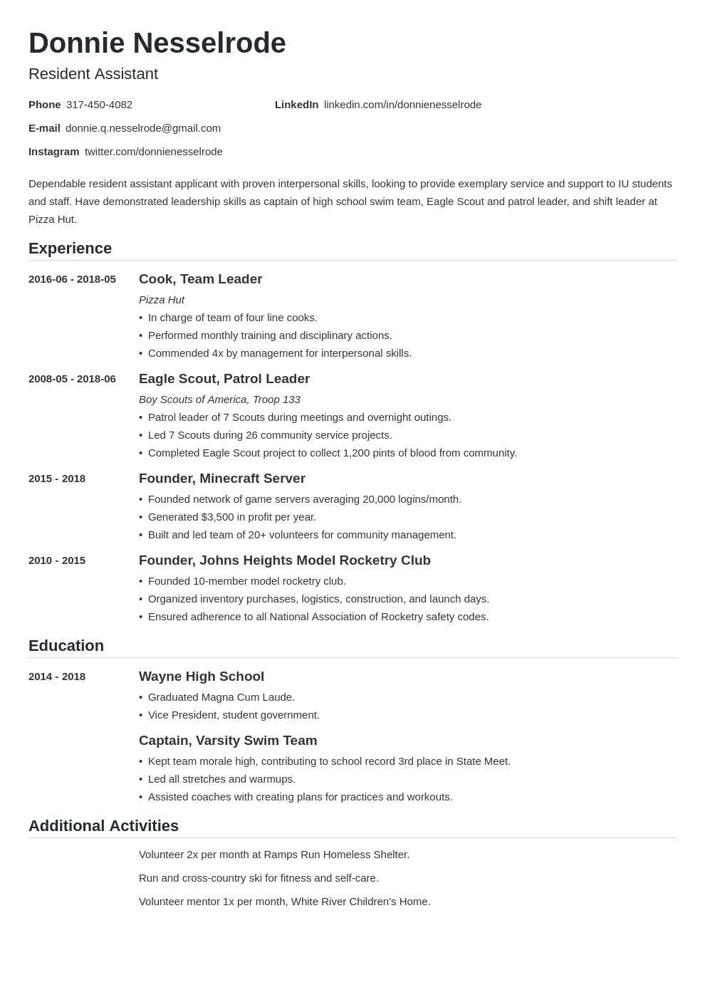 hr coordinator resume on resident assistant resume example template nanica resume examples best resume format resident assistant