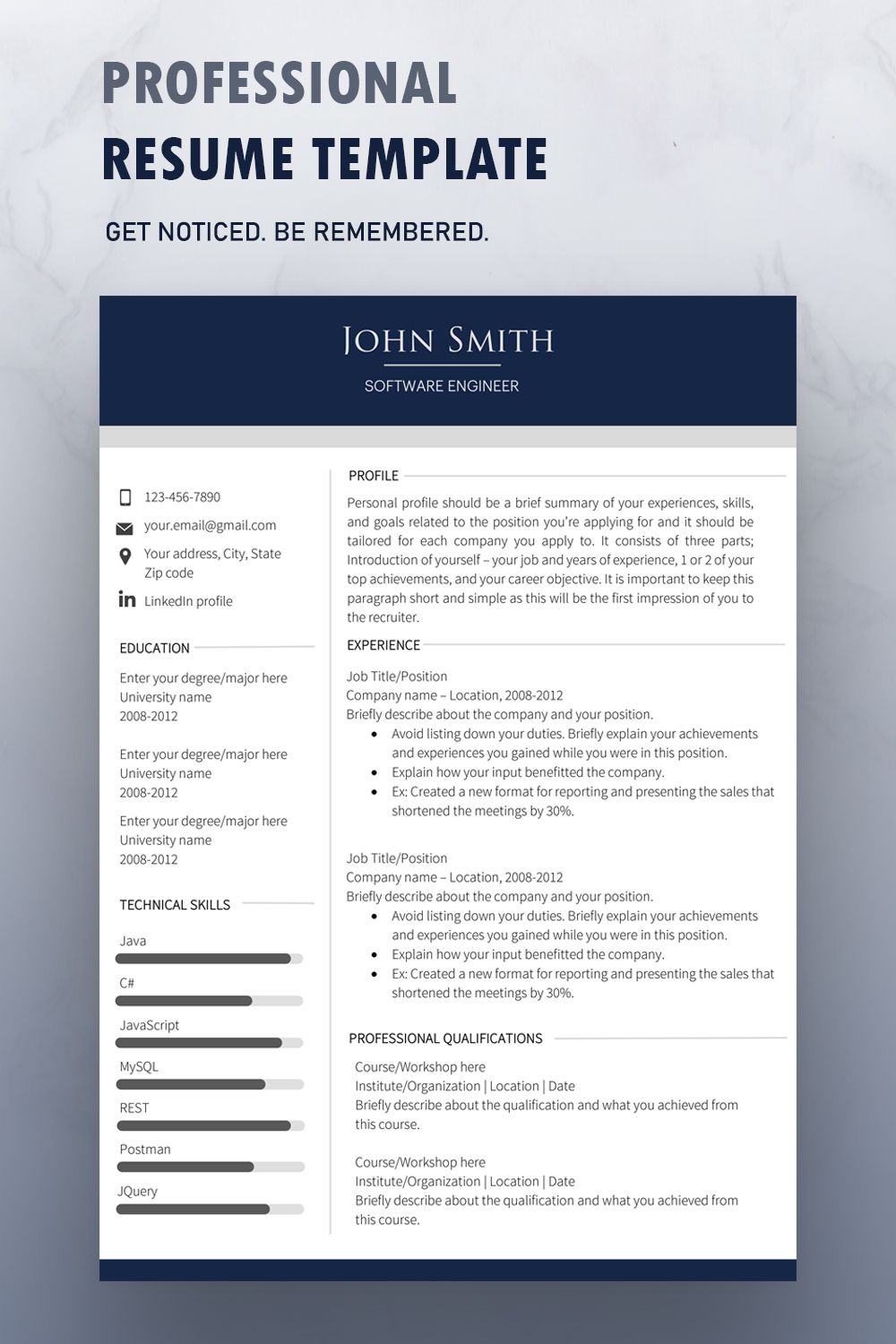 how to add certification in resume sample on resume template resume template for word with a cover letter etsy resume template word resume template one page resume