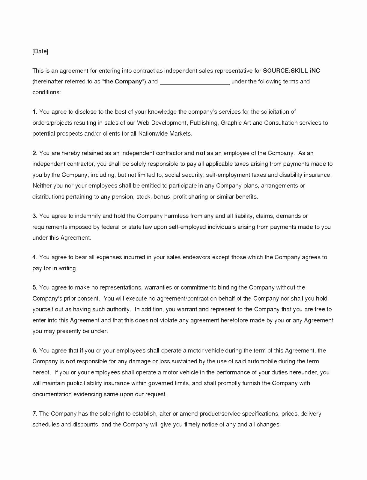 find independent sales reps on manufacturers rep agreement sample best of 9 sales rep contract template uuwyt agreement contract template list of jobs