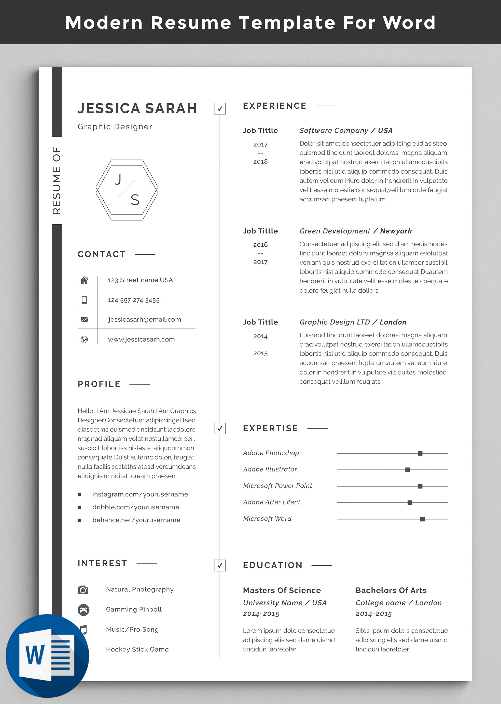 how to make a resume look good on professional resume cv template with super modern and professional look elegant page designs are easy to use and cu resume words resume best resume template