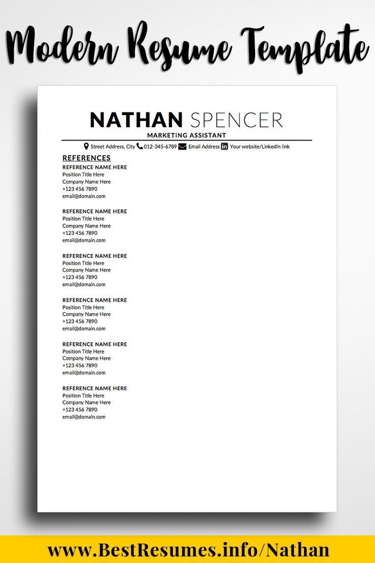 reference page for resume on resume reference page helps with references for resume and keeping resume references organised modern resume template resume template teacher resume template