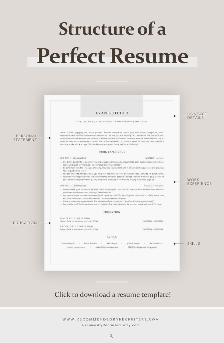 free no experience resume templates on professional resume example instant download 1 page resume example for ms word diy resume example resume template resume tips resume writing tips