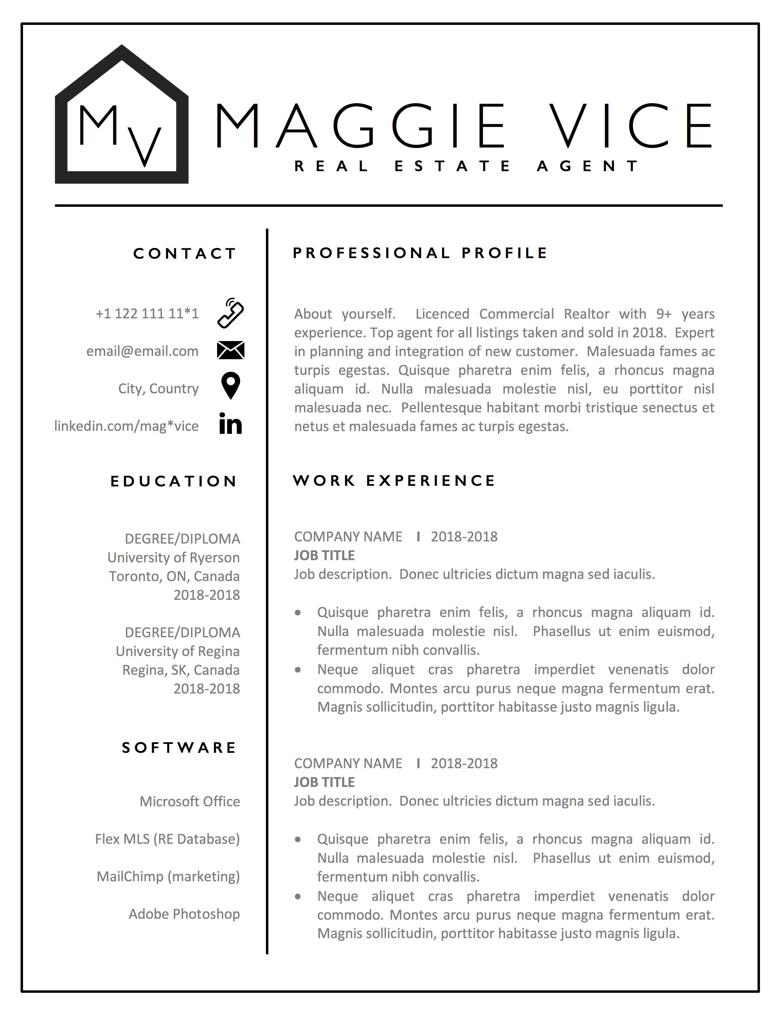 real estate resume template free on real estate agent resume template realtor cv resume template commercial realtor good resume examples real estate buying