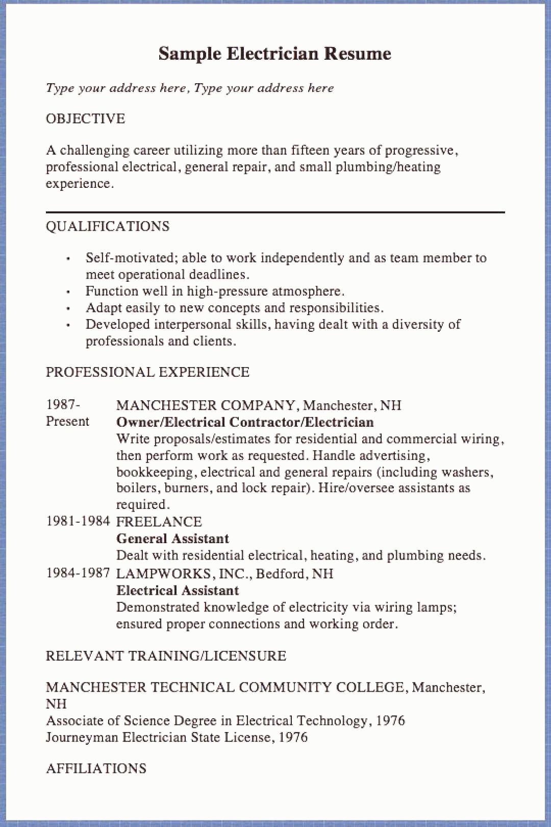 security guard resume on sample electrician resume type your address here type your address here object resume examples resume good objective for resume