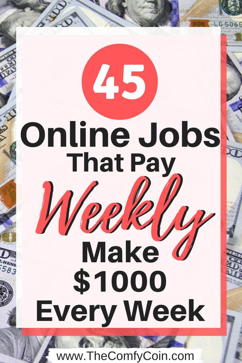 part time jobs no experience needed on need money more often these jobs pay you every week online jobs for moms online jobs online jobs from home