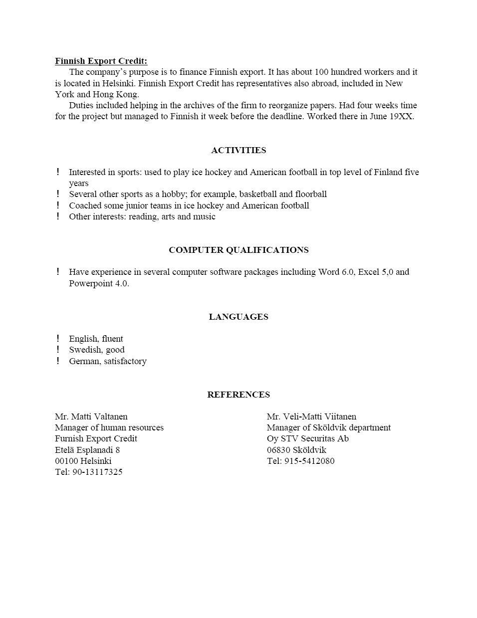 reference page for resume on resume format with references resume format reference page for resume sample resume templates job resume examples