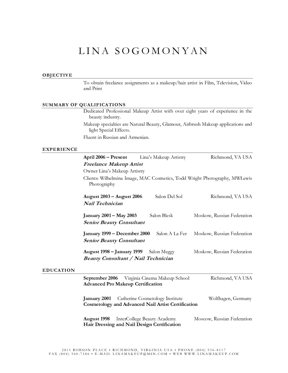 7 beginner makeup artist resume sample resumes artist resume cover letter for resume sample resume templates makeup artist certification on 7 beginner makeup artist resume sample resumes artist resume cover letter for resume sample resume templates