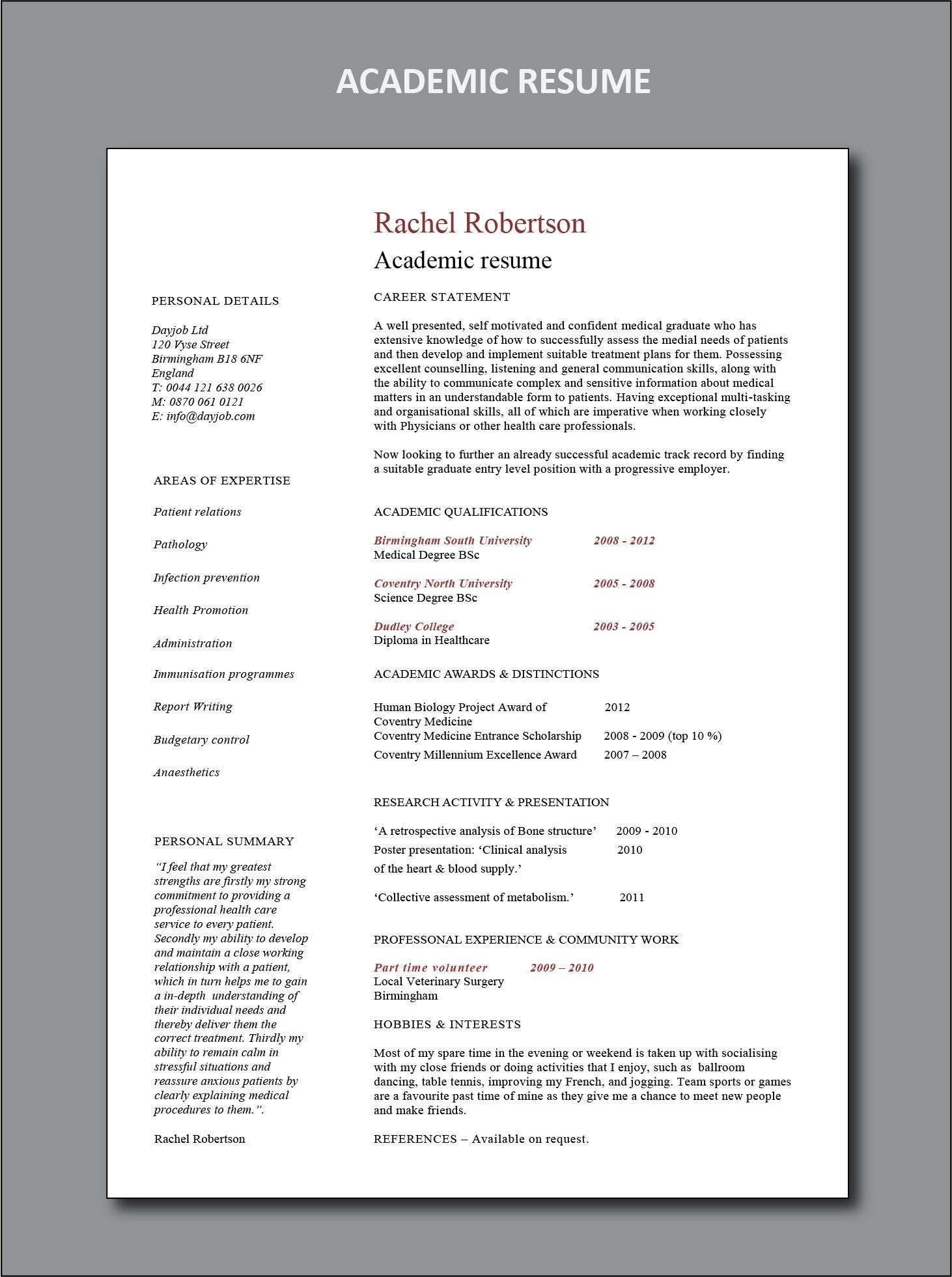 citing publications in cv on academic resume and cv example how to write academic cv research projects jobs experience acad resume skills list professional resume examples cv examples